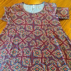 Lularoe top colorful